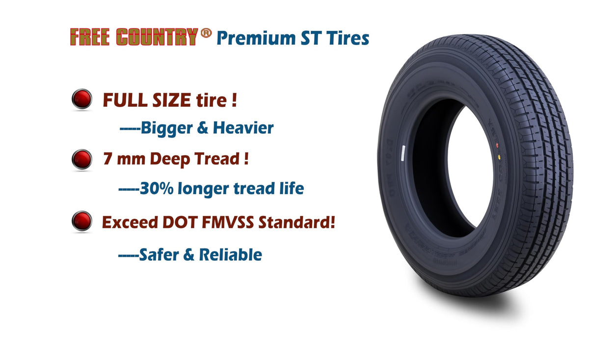 Trailer Tire ST205/75R15 8PR LRD 107N P1151