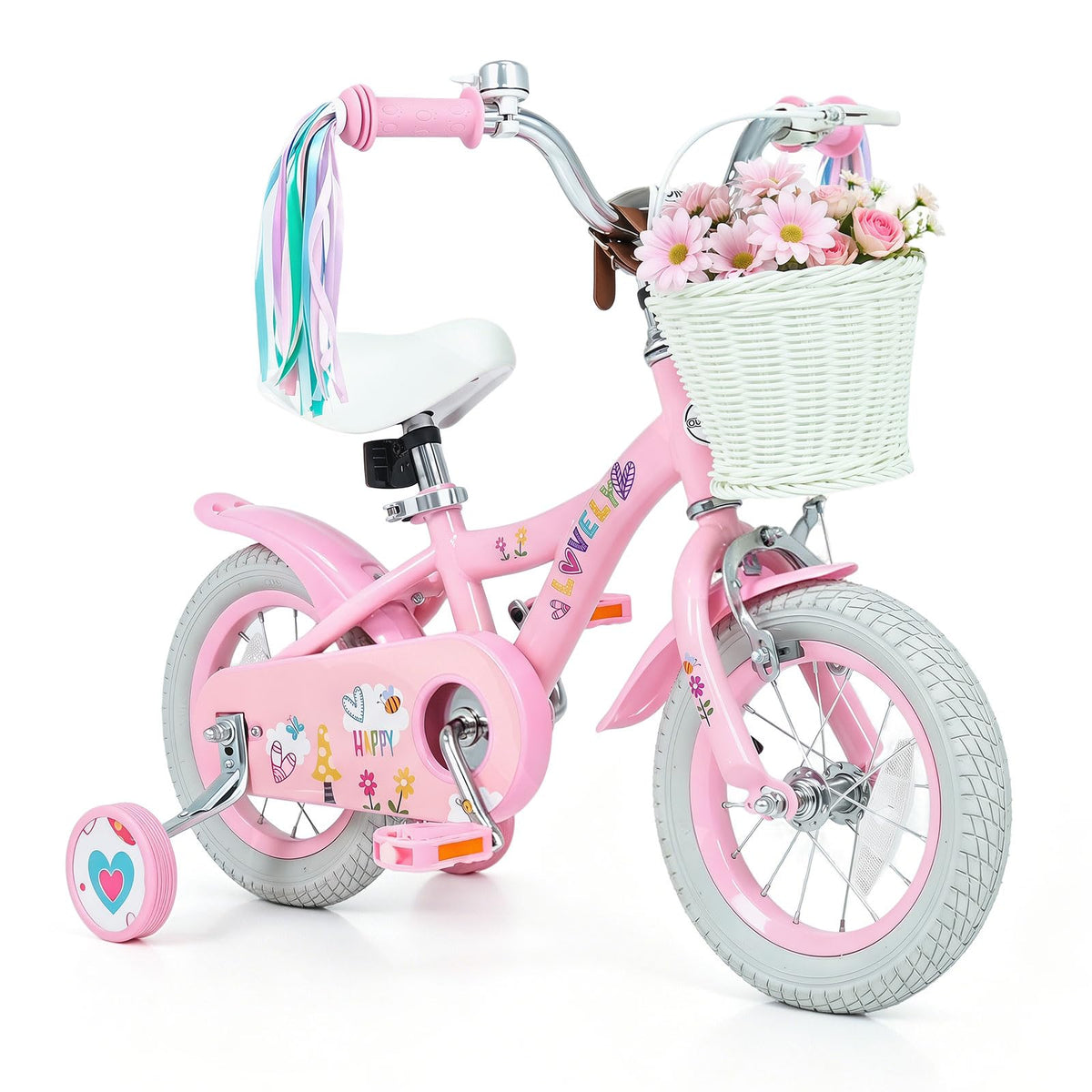 12 14 16 18 Inch Kids Bike with Training Wheels W244