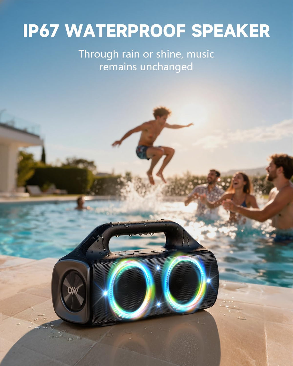 80W IP67 Waterproof Wireless Outdoor Bluetooth Speaker K91818
