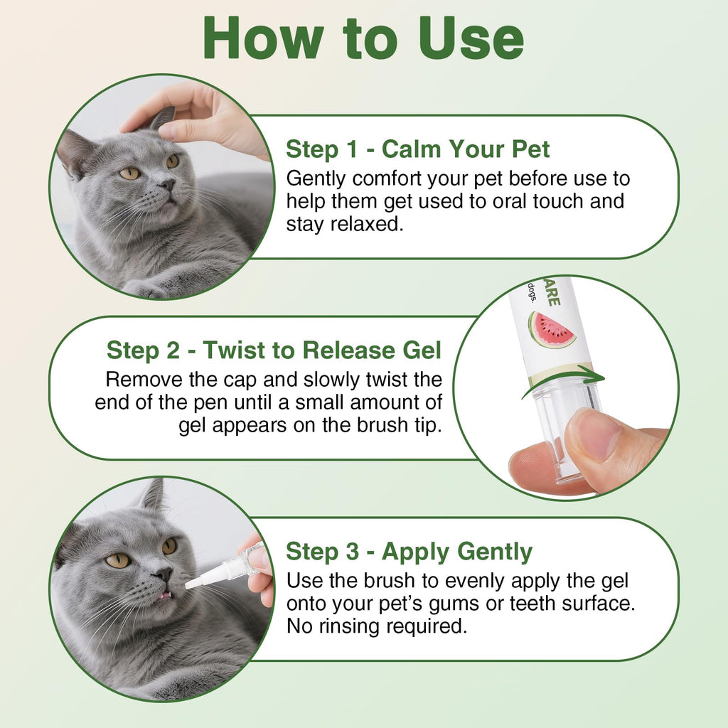 Cat Gum Care Pen with Soft Brush Tip I871