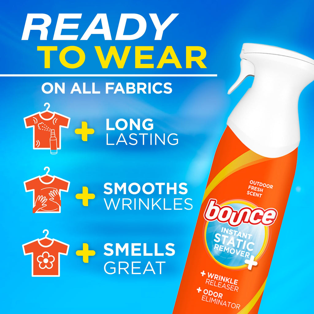 3 in 1 Wrinkle Releaser Clothing Spray 9.7 ounces Pack of 2 A93259