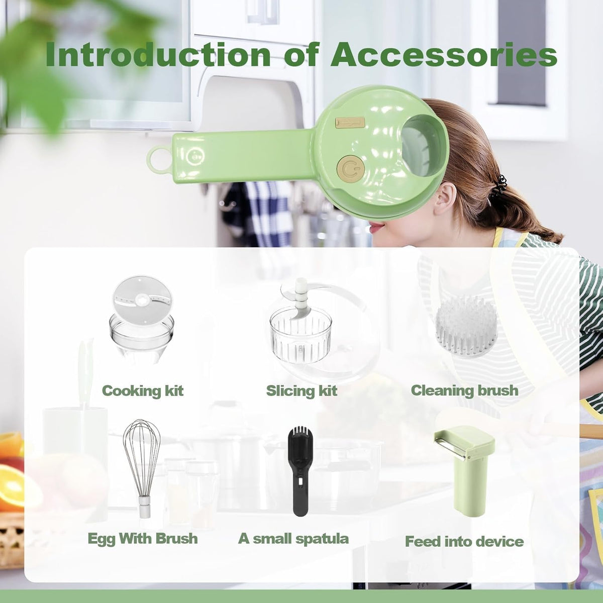 Portable Wireless Electric Vegetable Chopper V2475
