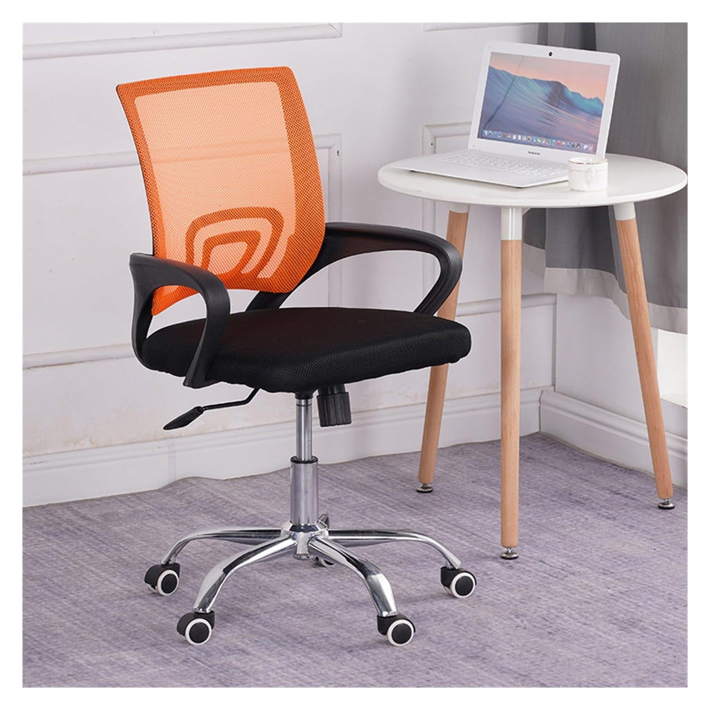 Black Orange Mesh Ergonomic Swivel Office Chair L659