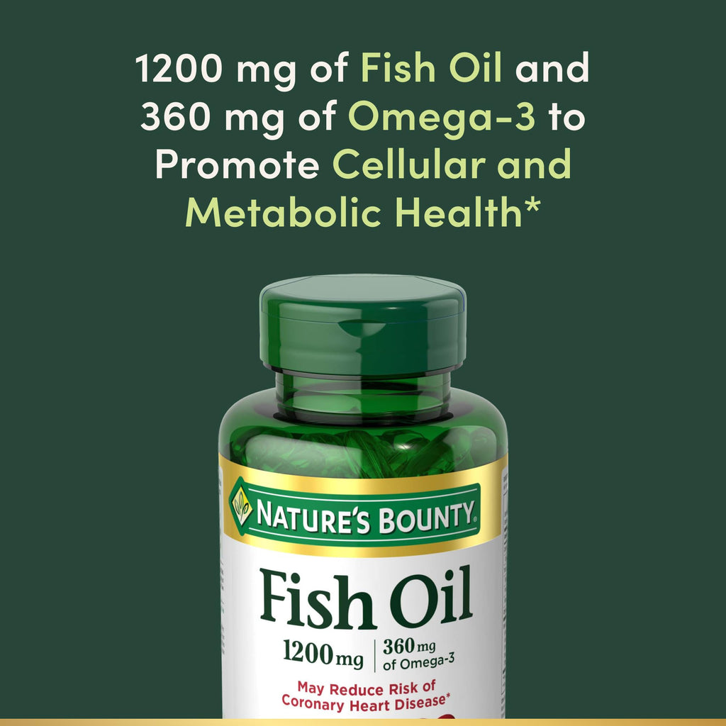 Fish Oil Omega 3 Supplements 1200mg 60 Softgels Z978