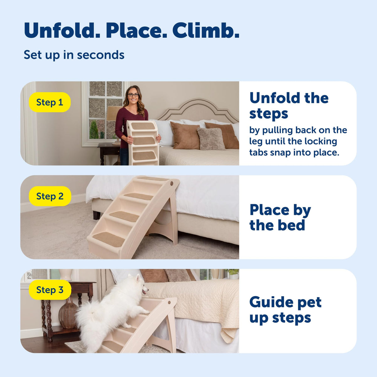 Folding Dog Stairs Z70950