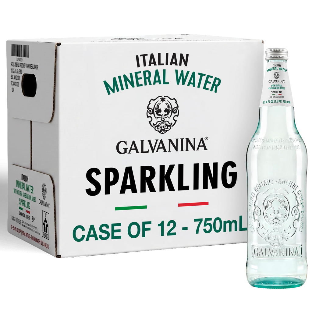 Sparkling Mineral Water 750 ml 12 Glass Bottles G4055