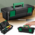 10-inch Plastic Tool Box with Handle and Removable Tray S8061