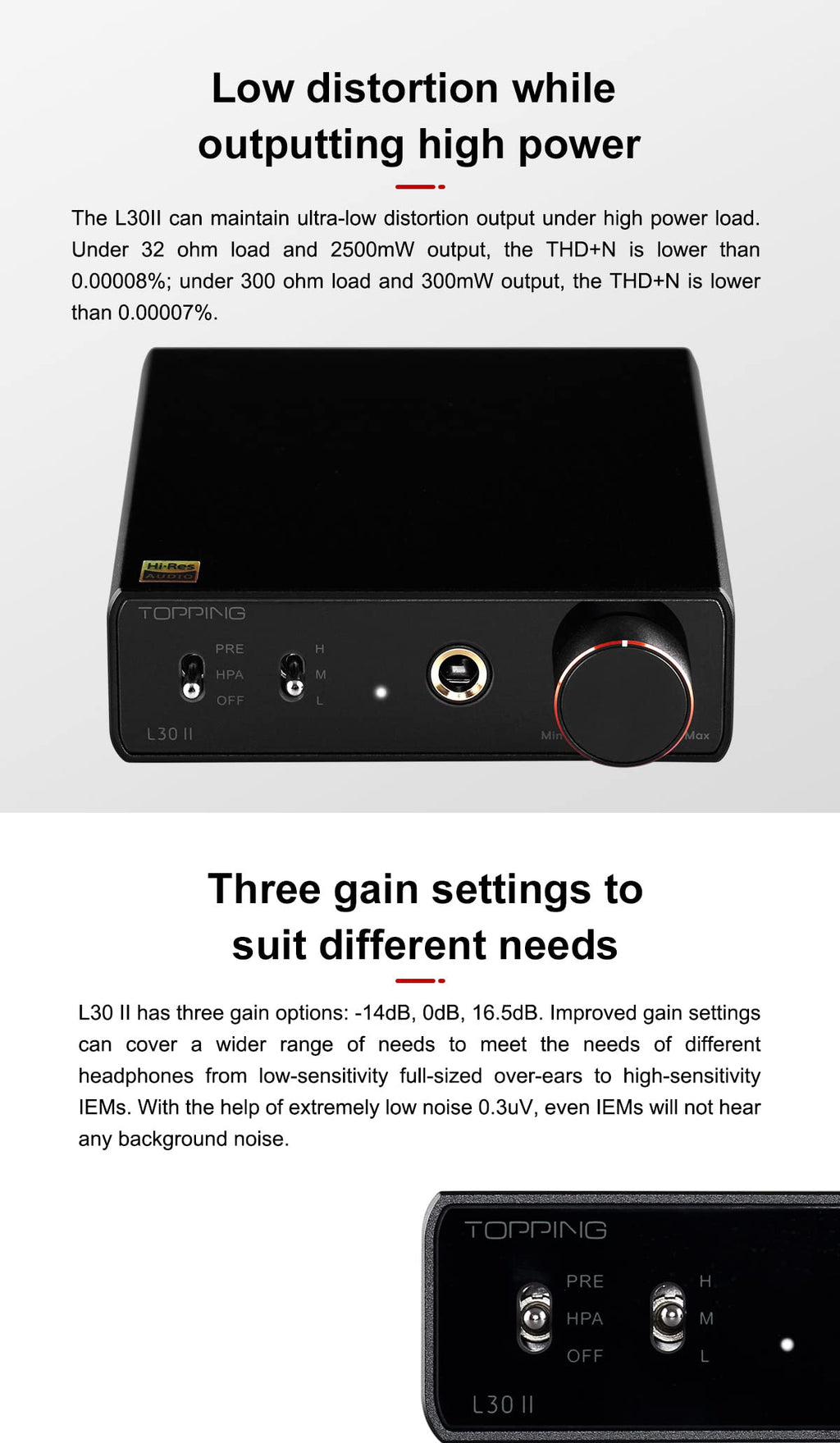 Black Mini HiFi Headphone Amp K558528