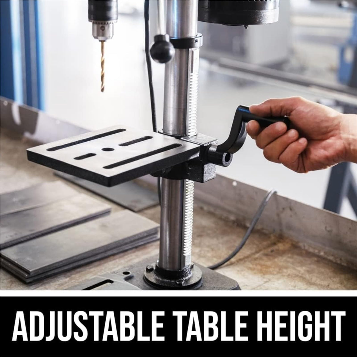 10 In. 5-Speed Benchtop Drill Press R389