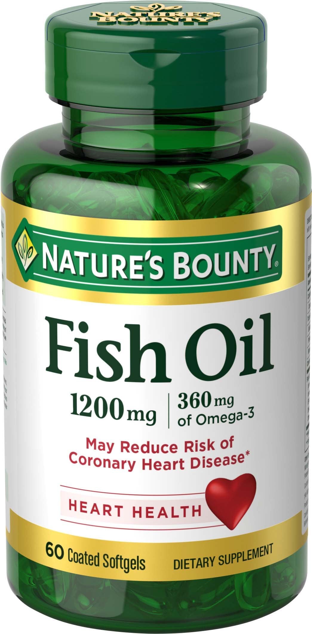 Fish Oil Omega 3 Supplements 1200mg 60 Softgels Z978