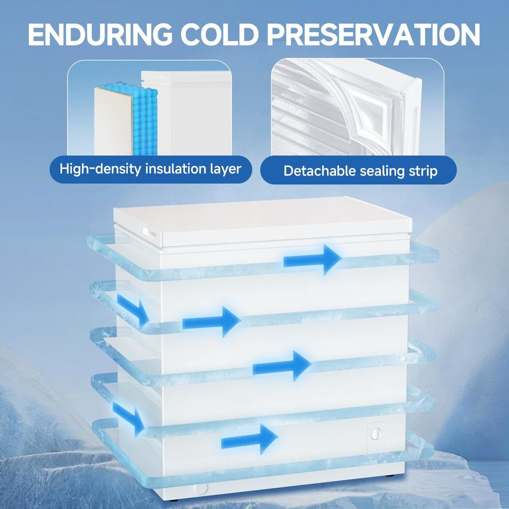 7.1 Cu.Ft Chest Freezer White K626