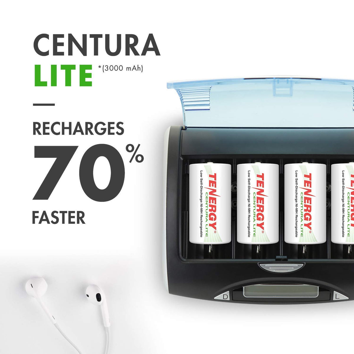 D Size Rechargeable Batteries Z84566