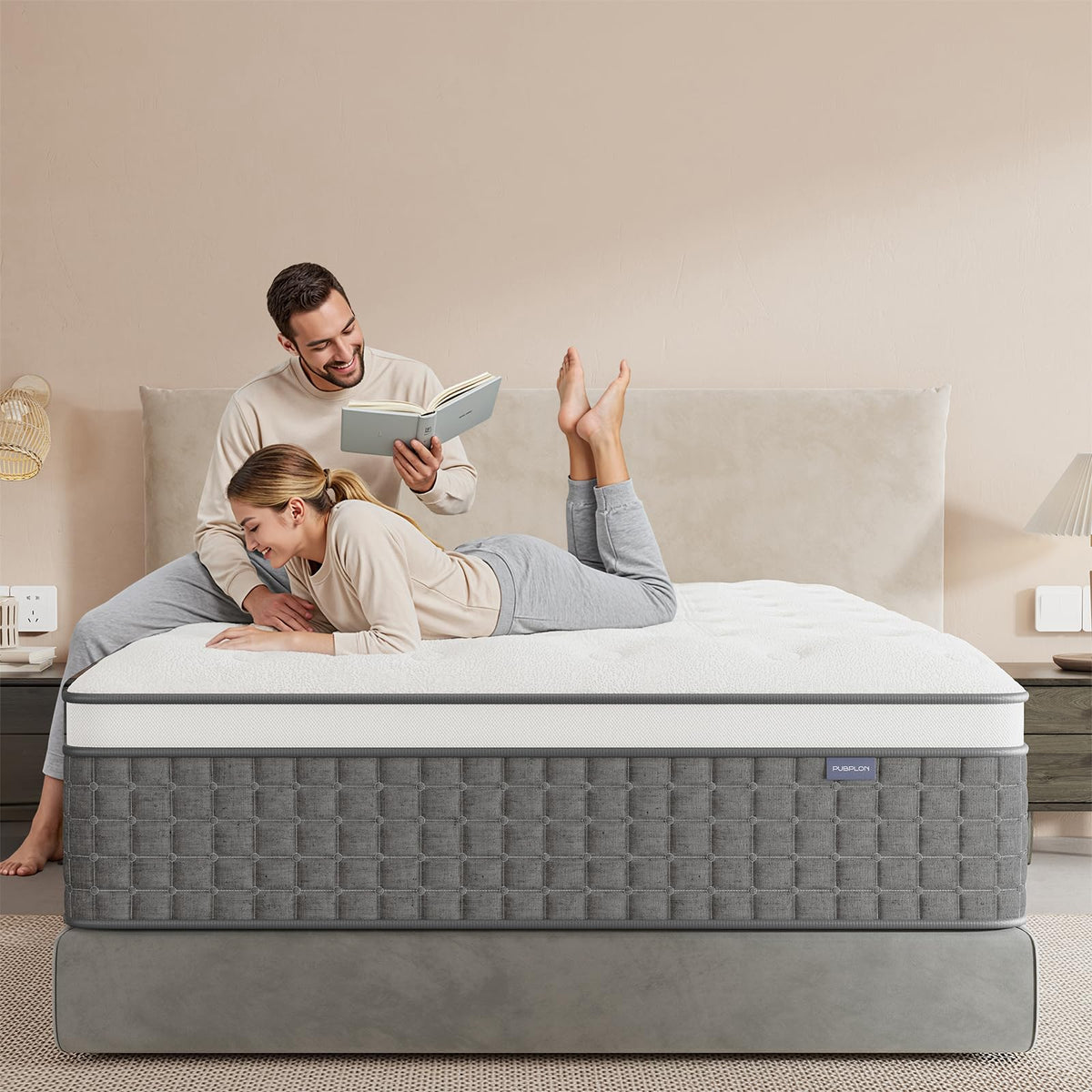 Full Size 12 Hybrid Medium Firm Memory Foam Pocket Springs Mattress D133
