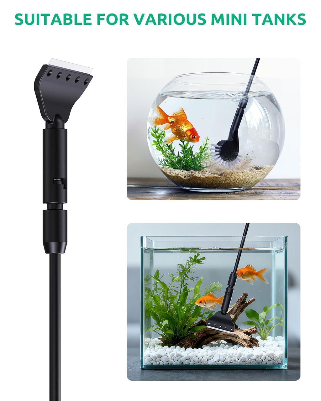 Aquarium Algae Scraper Glass Cleaner Set N339167