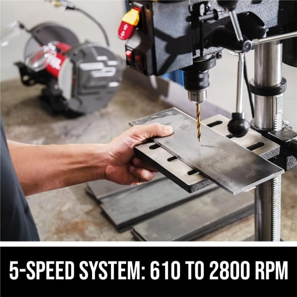 10 In. 5-Speed Benchtop Drill Press R389