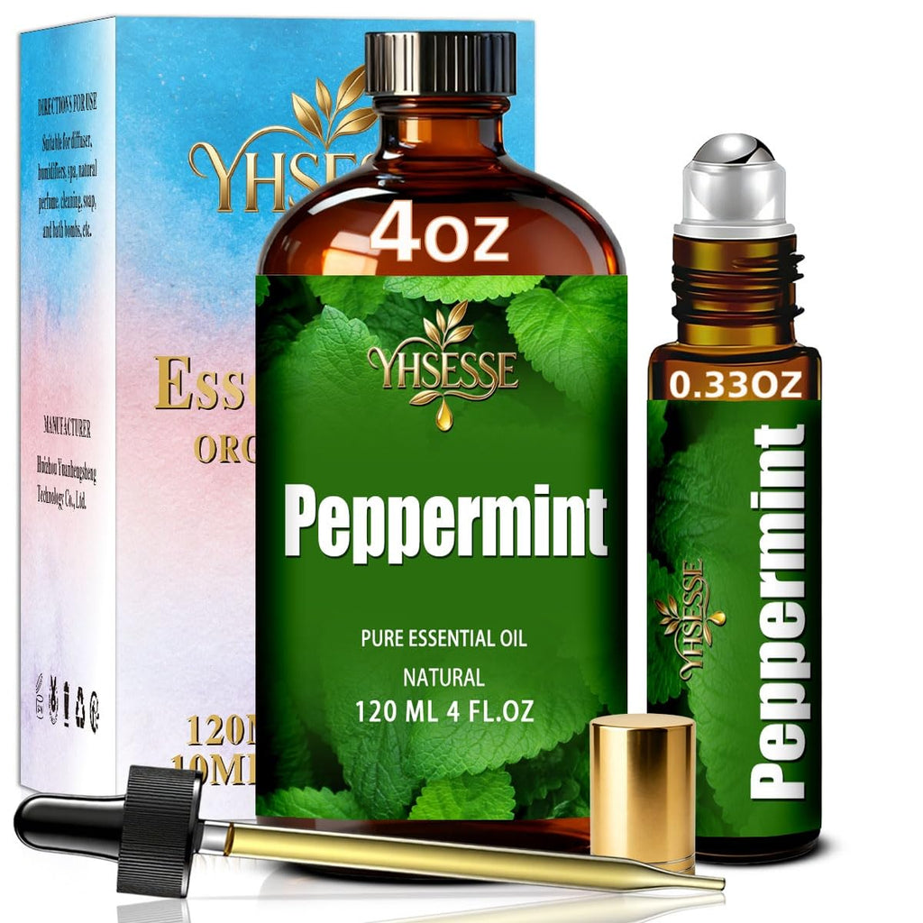 Peppermint and Lavender Essential Oil 4 Fl Oz H633