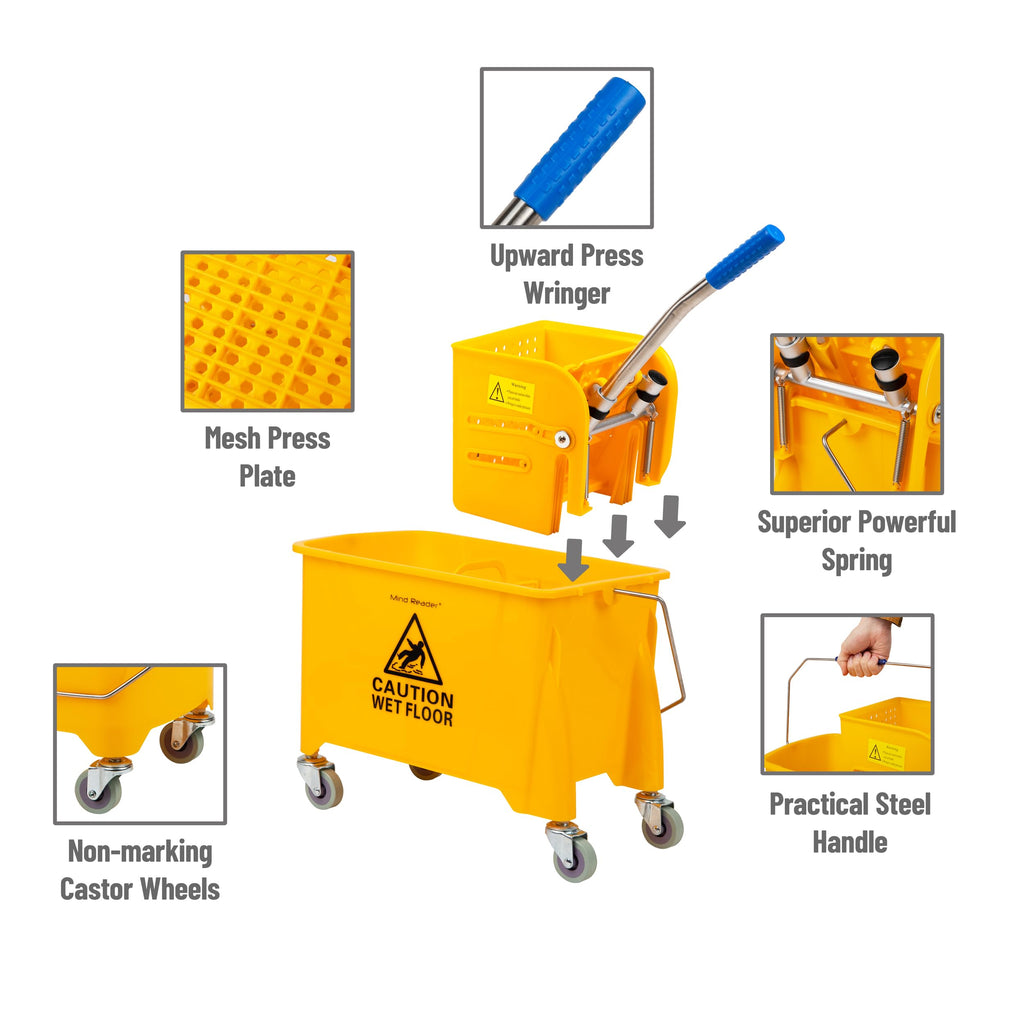 5.5-Gallon Mop Bucket with Wringer V923