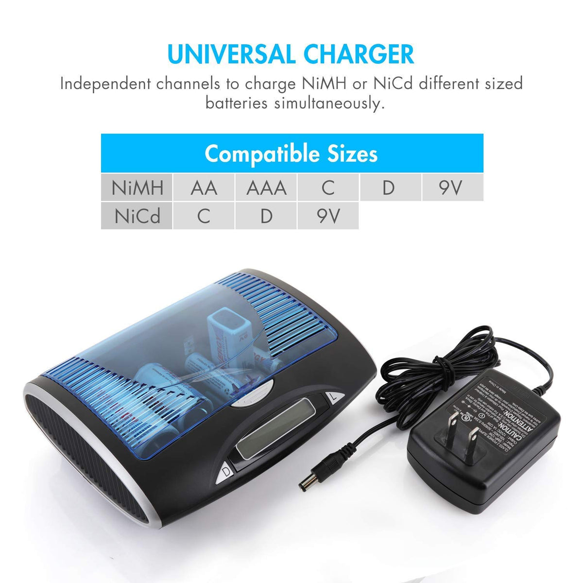 D Size Rechargeable Batteries Z84566