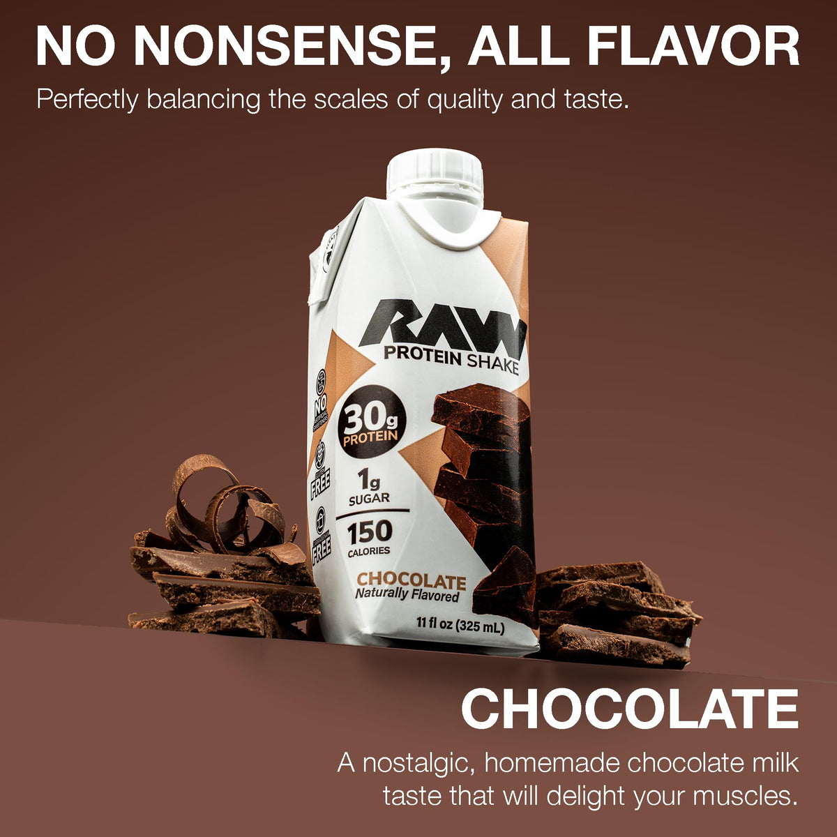 Chocolate Protein Shake 30g Whey 12 Fl Oz 12-Pack U3072