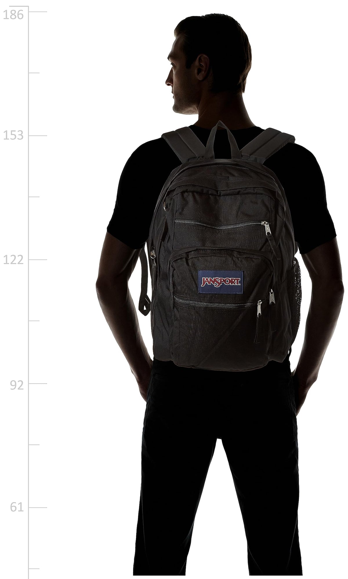 Laptop Backpack with 2 Compartments Black E98169