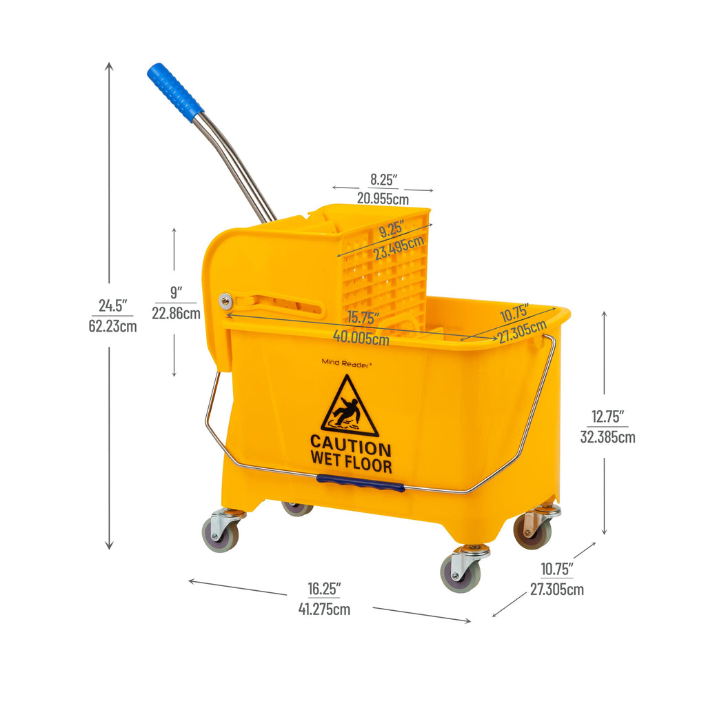 5.5-Gallon Mop Bucket with Wringer V923