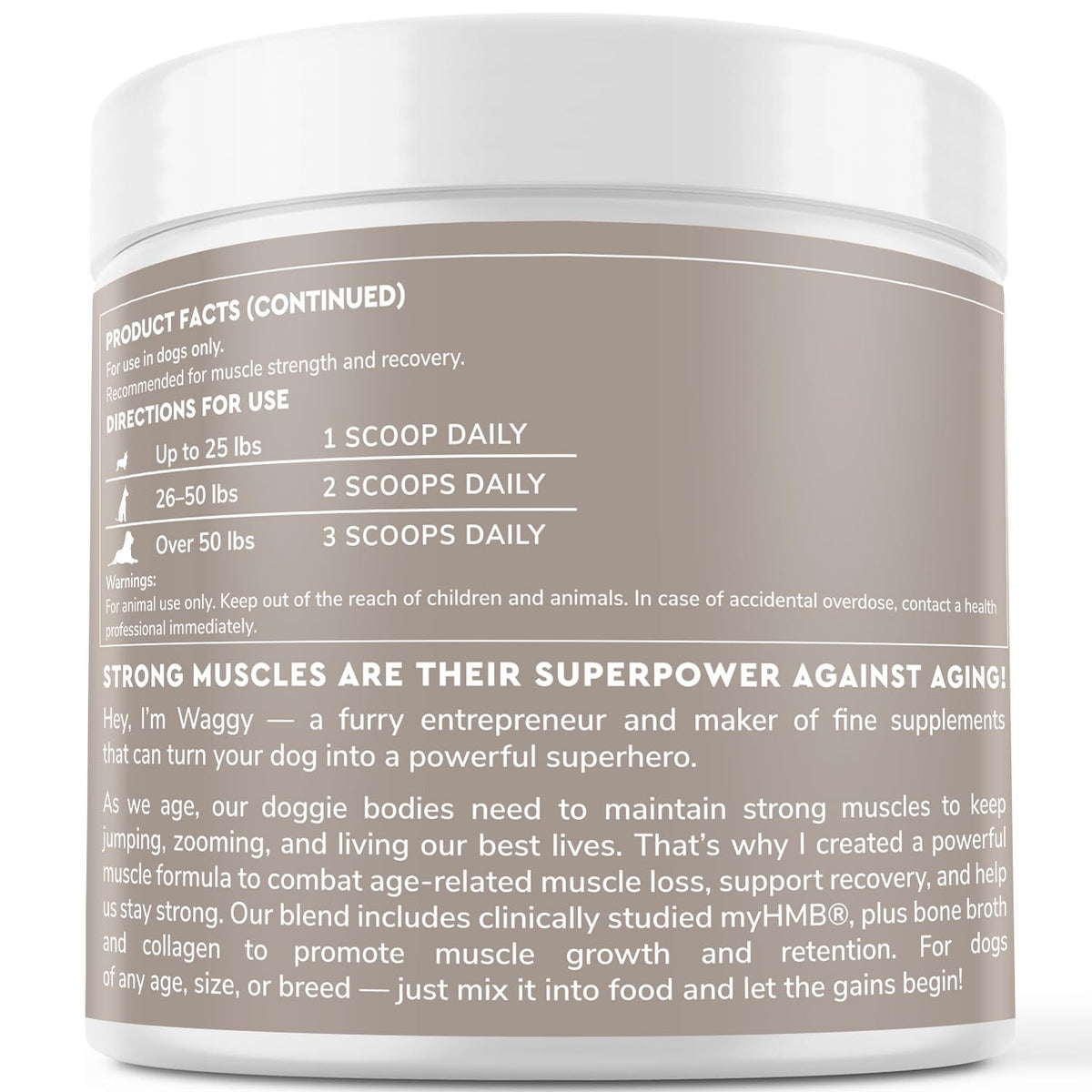 Dog Mobility & Strength Supplement 3.17 oz E220303