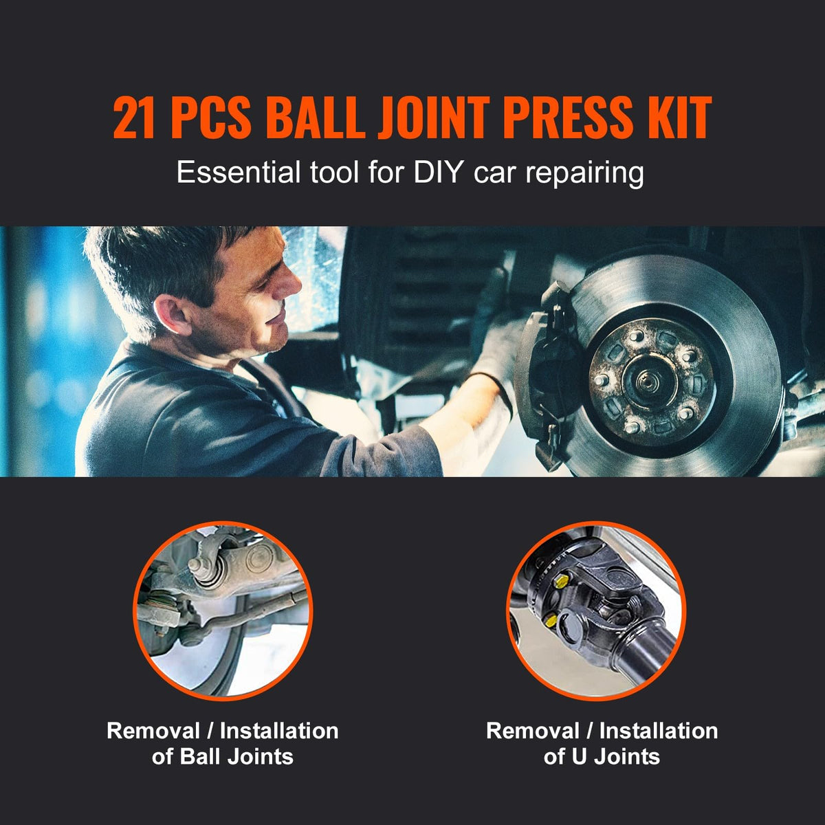 Ball Joint Press & U-Joint Removal Tool Kit F145