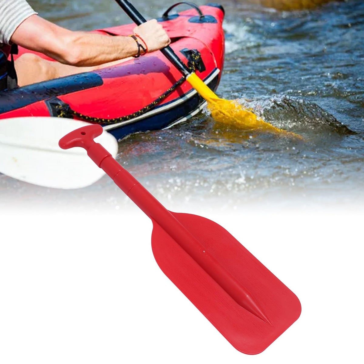 Telescoping Aluminum Boat Paddle with Non Slip T Handle R9589