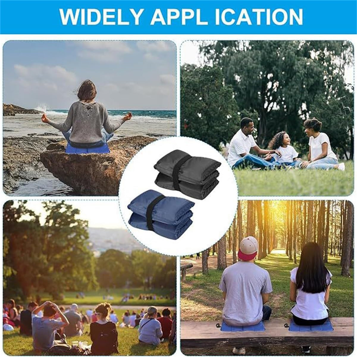 Foldable Waterproof Oxford Camping Seat Cushion F818