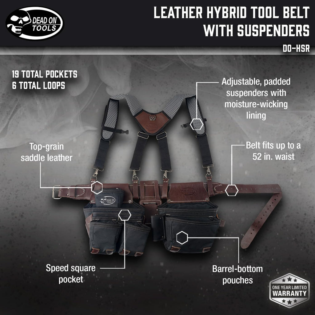 Leather Hybrid Tool Belt with Suspender G319454