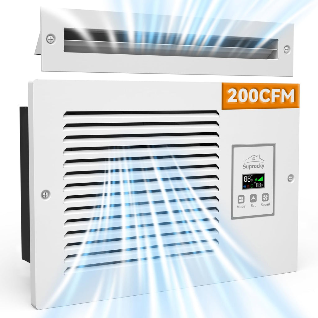 Hardwired 3-Speeds 200 CFM Air Transfer Fan E412