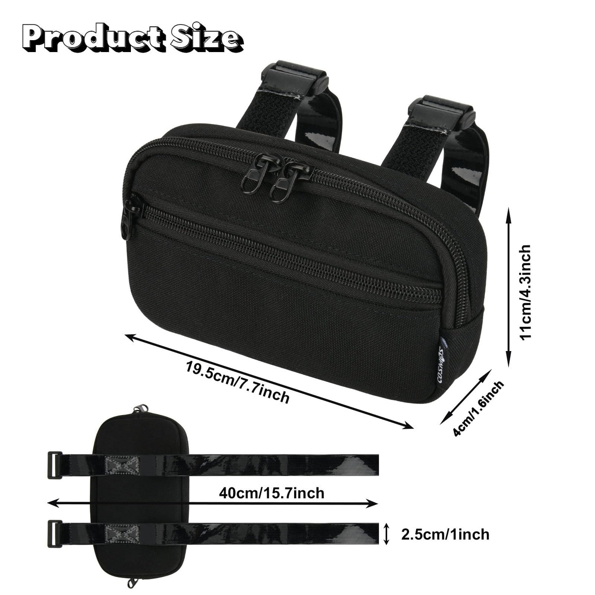 Horse Saddle Bag with Pommel Pocket and Cell Phone Holder X997