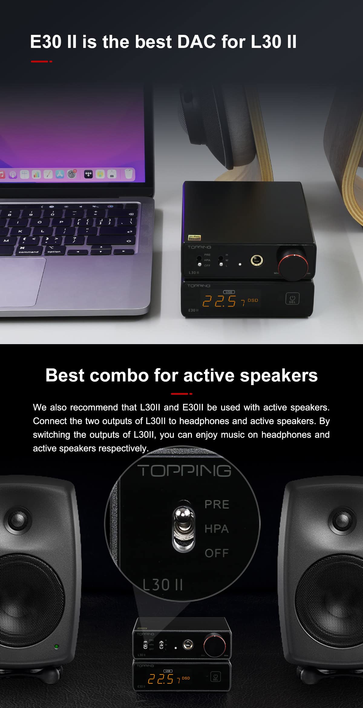 Black Mini HiFi Headphone Amp K558528