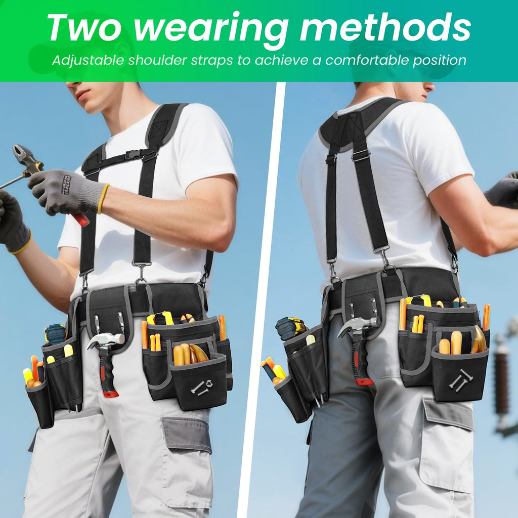 Heavy Duty Tool Belt With Suspenders X9023