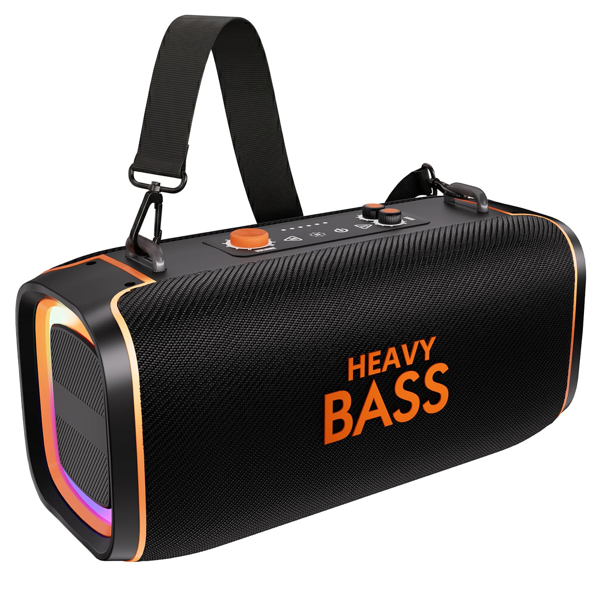 Portable Bluetooth Speaker, 120W Peak, 28-Hour Playtime C112617