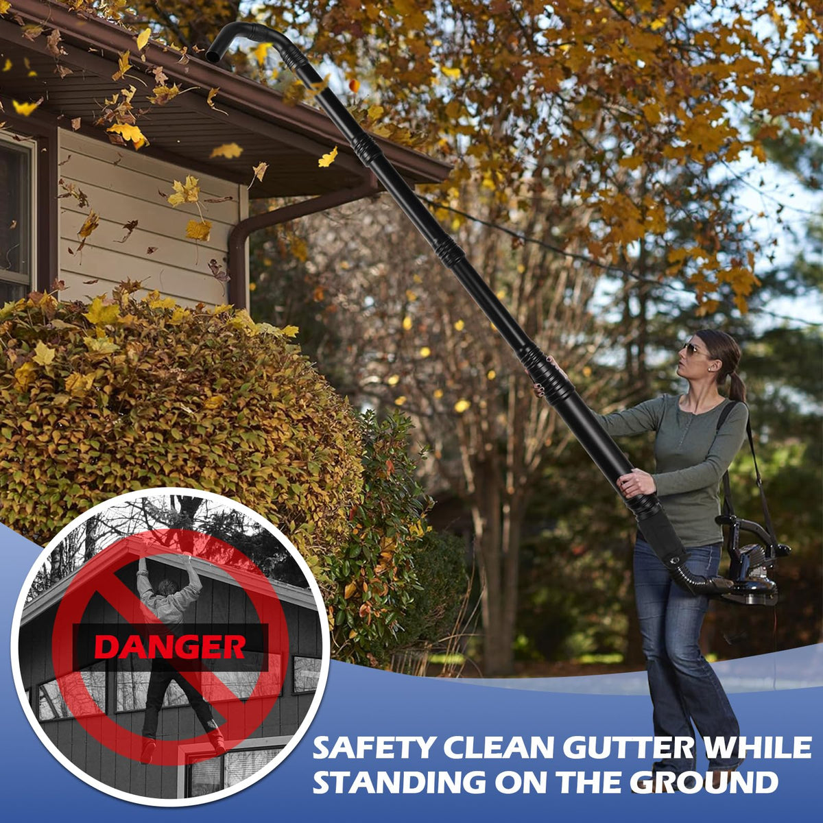Universal Gutter Cleaning Tools for Leaf Blowers H289