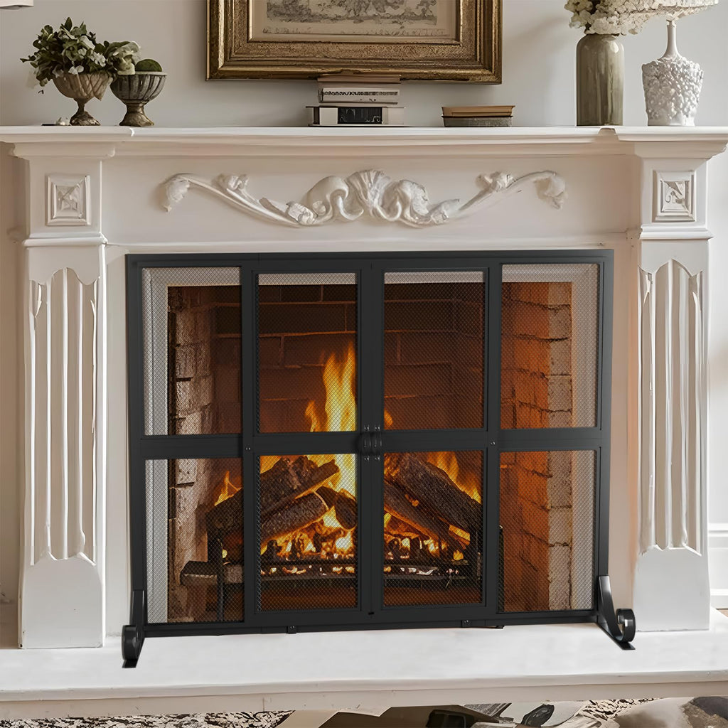 Fireplace Screen with Sliding Doors Z67143