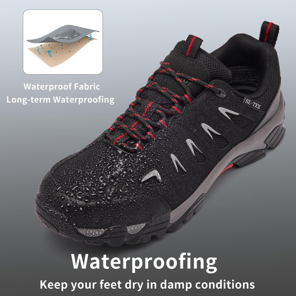 Men's Waterproof Lightweight Low Top Hiking Shoes I59620