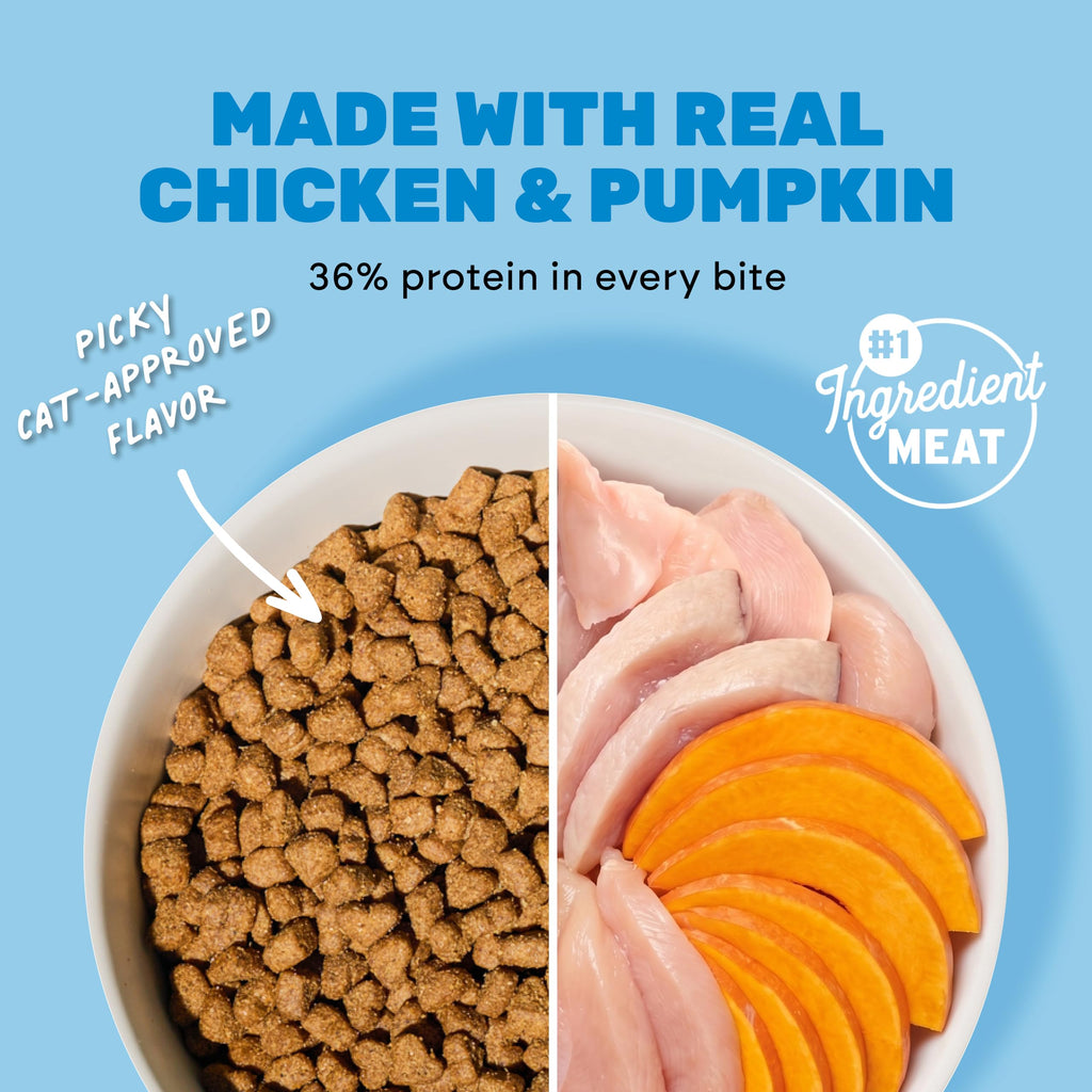 Grain Free Chicken Pumpkin Dry Cat Food G16659