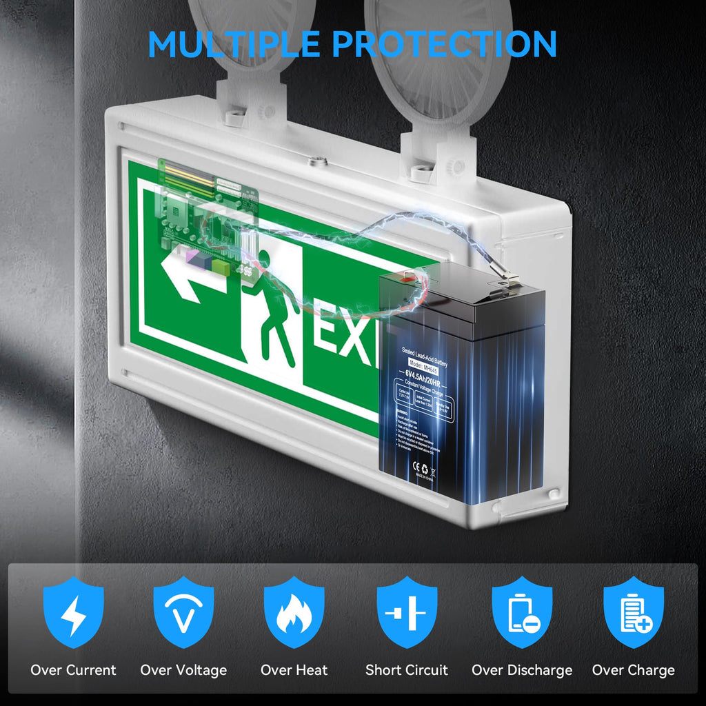 6V 4.5Ah Rechargeable SLA AGM Battery, 6 Pack S989