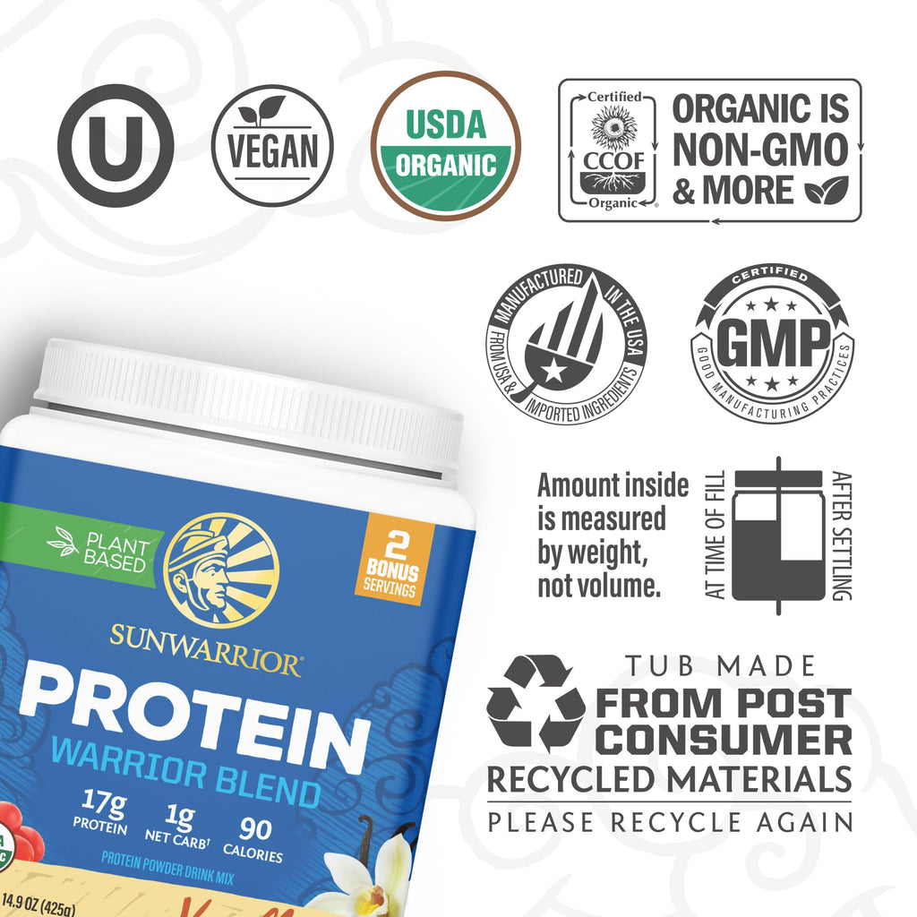 Vanilla Plant Based Protein Powder with BCAA D221037