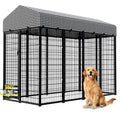 Heavy Duty Outdoor Dog Kennel with Roof Cover T44680