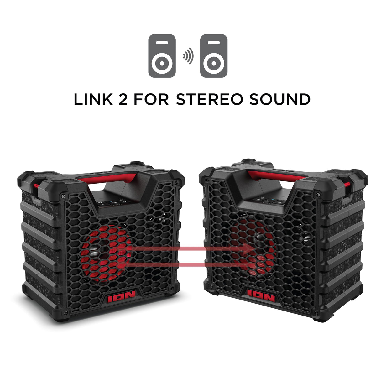 Portable All-Weather Wireless Bluetooth Speaker, IPX5 Water-Resistant, 65W C636423