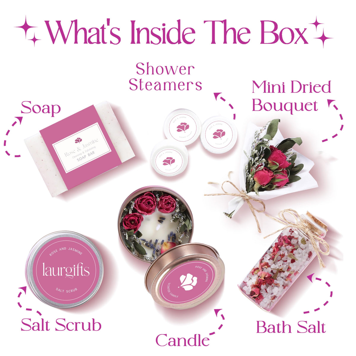 Rose & Jasmine Spa Gift Set L822