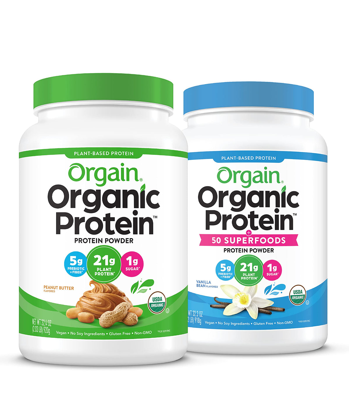 Organic Vegan Protein Powder + Superfoods Powder Bundle X79123