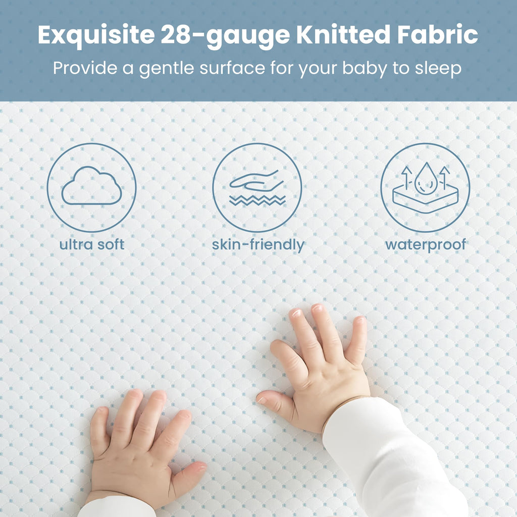 Mini Crib Mattress, 38x24x4 Inch Dual-Sided Gel Memory Foam C637