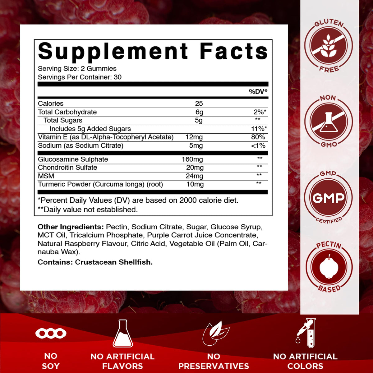 Glucosamine Chondroitin with MSM 60 Gummies 2 Pack R91640