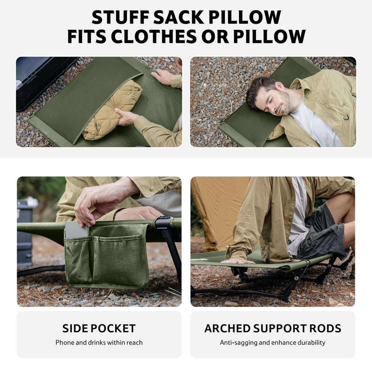 Folding Camping Cot B9561