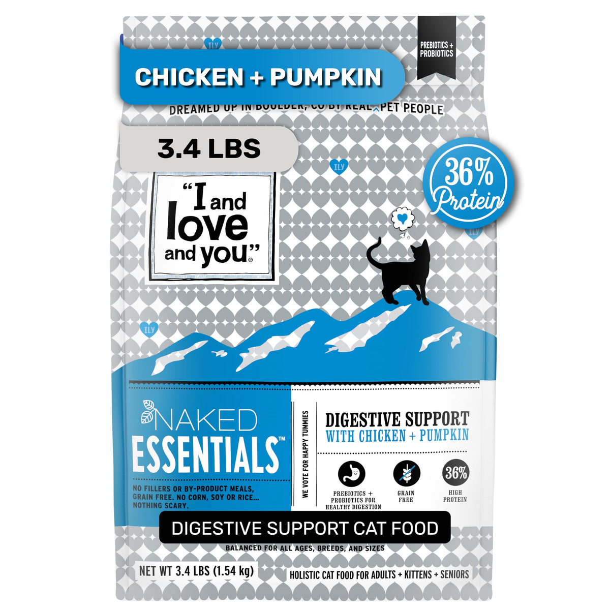 Grain Free Chicken Pumpkin Dry Cat Food G16659