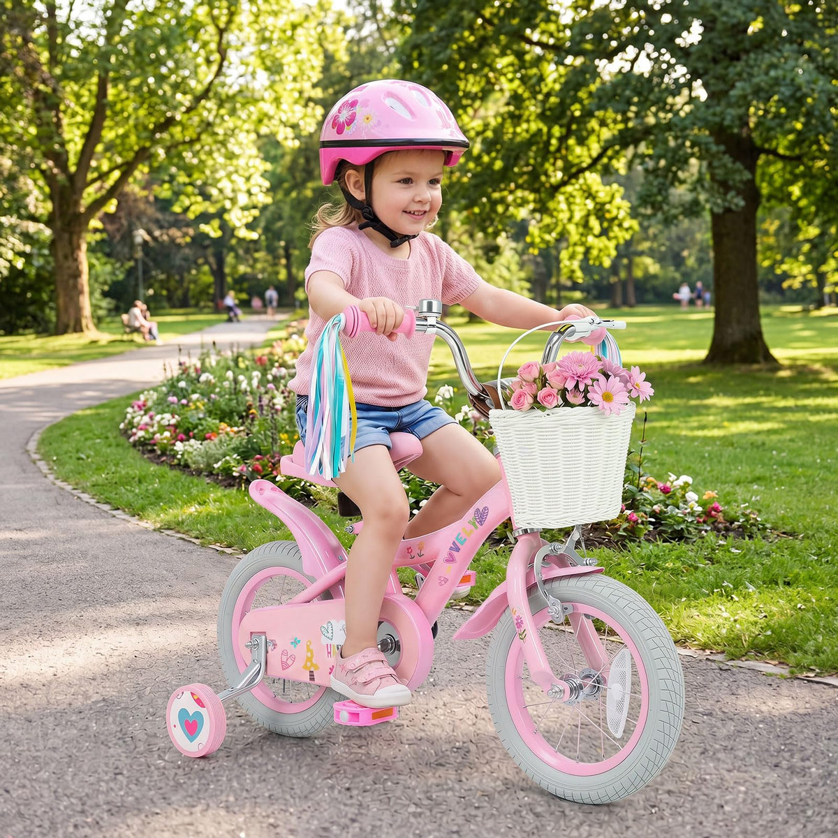 12 14 16 18 Inch Kids Bike with Training Wheels W244